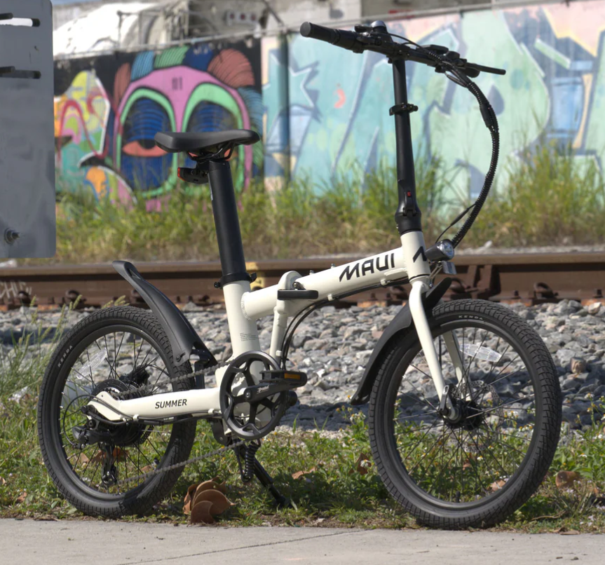 Maui eBike showcasing alloy design and sleek frame.